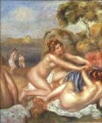 Pierre-Auguste Renoir Three Bathers, china oil painting artist